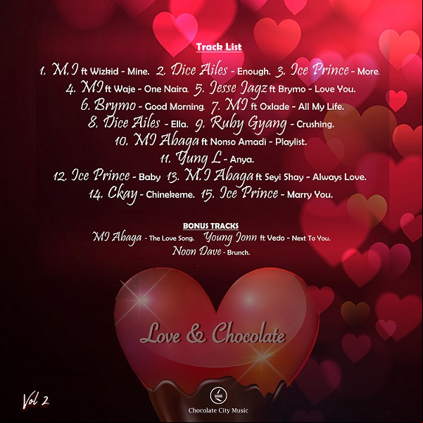 Chocolate City Love and Chocolate Compilation Vol2 Artwork Backcover