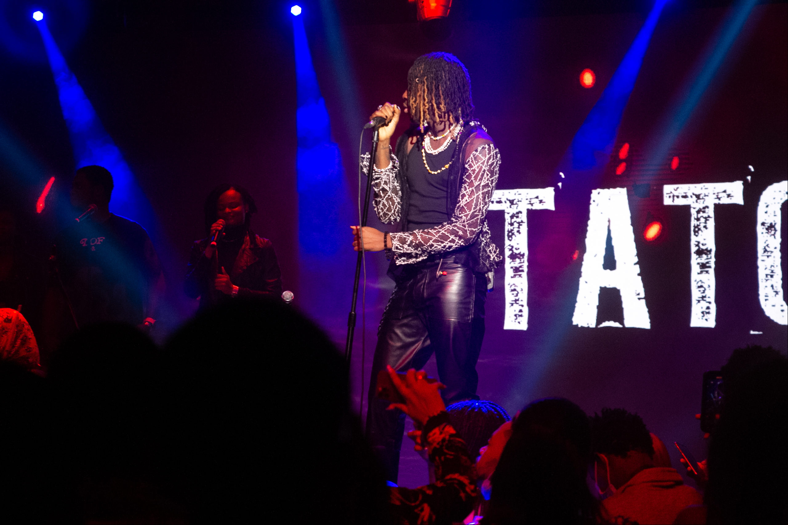 Fireboy Performing on Stage